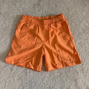 Columbia Boys Backcast Short Orange Reef Size Youth Medium 10-12